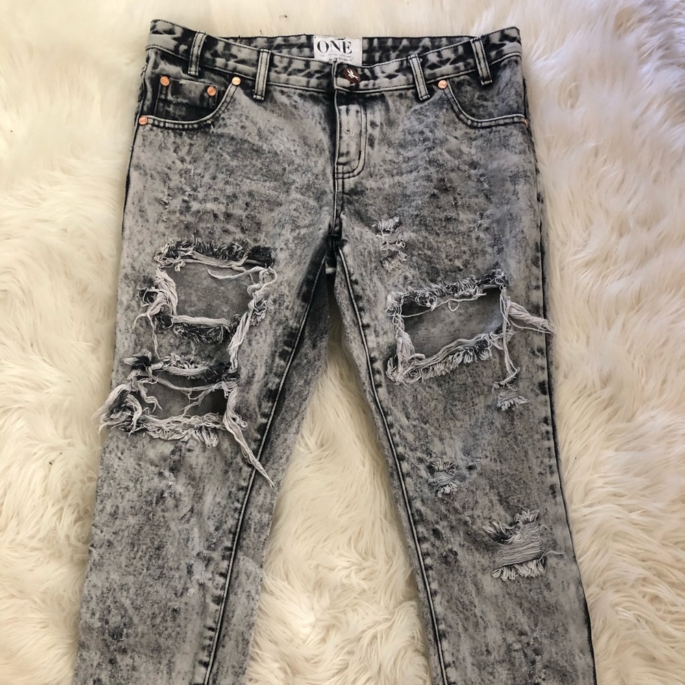 One Teaspoon Distressed Jeans